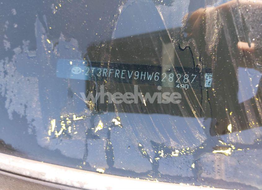 Photo 9 of 2017 Toyota Rav4 XLE (VIN 2T3RFREV9HW628287)