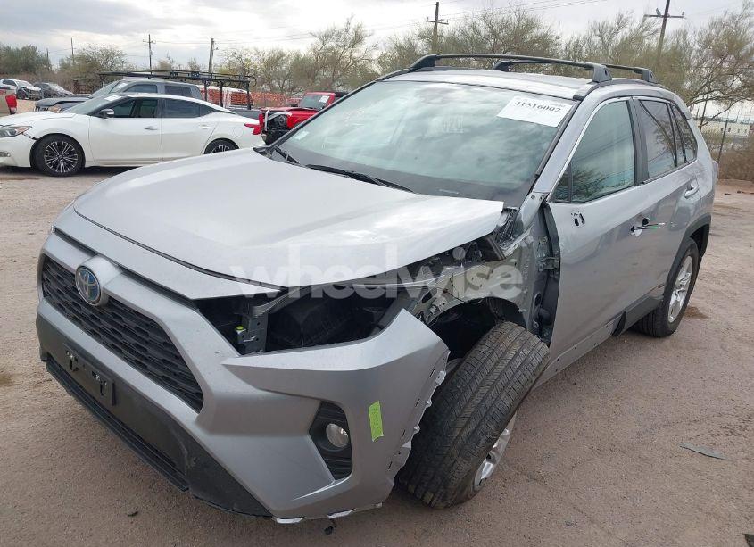 Photo 2 of 2021 Toyota Rav4 HYBRID XLE (VIN 2T3RWRFV2MW115102)