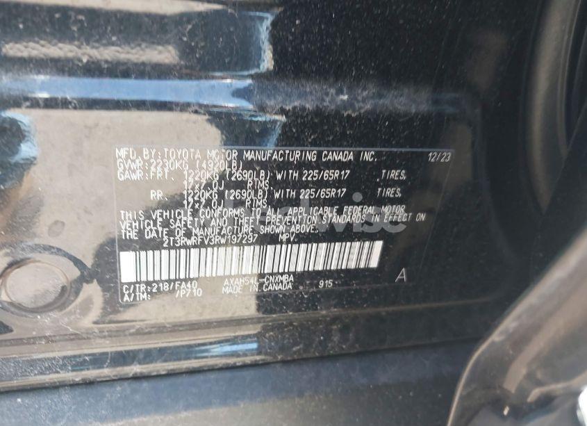 Photo 9 of 2024 Toyota Rav4 HYBRID XLE (VIN 2T3RWRFV3RW197297)