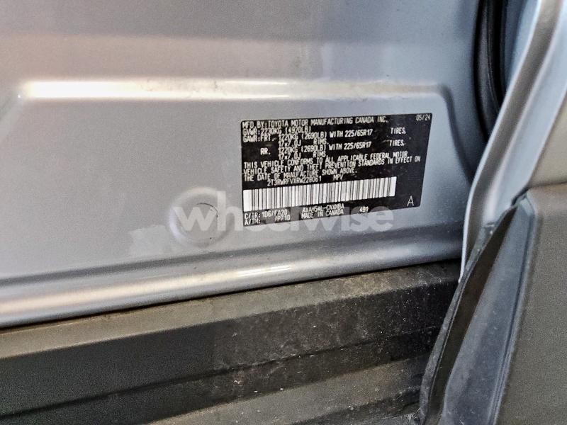 Photo 11 of 2024 TOYOTA RAV4 XLE (VIN 2T3RWRFVXRW228061)