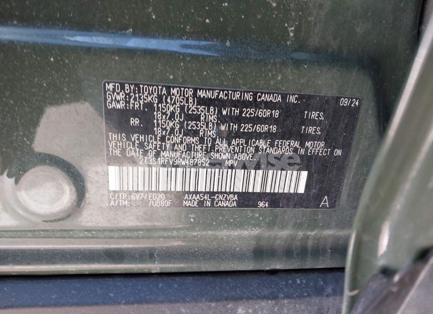 Photo 9 of 2024 Toyota Rav4 TRD OFF ROAD (VIN 2T3S1RFV9RW487852)