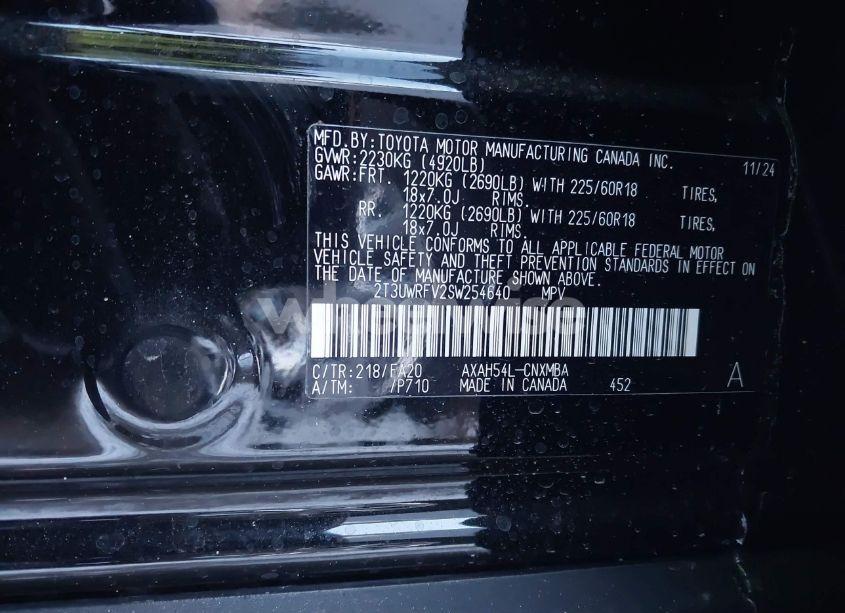 Photo 9 of 2025 Toyota Rav4 HYBRID WOODLAND EDITION (VIN 2T3UWRFV2SW254640)