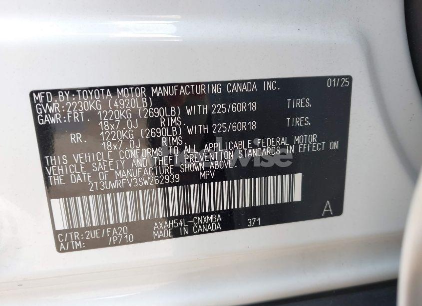 Photo 9 of 2025 Toyota Rav4 HYBRID WOODLAND EDITION (VIN 2T3UWRFV3SW262939)