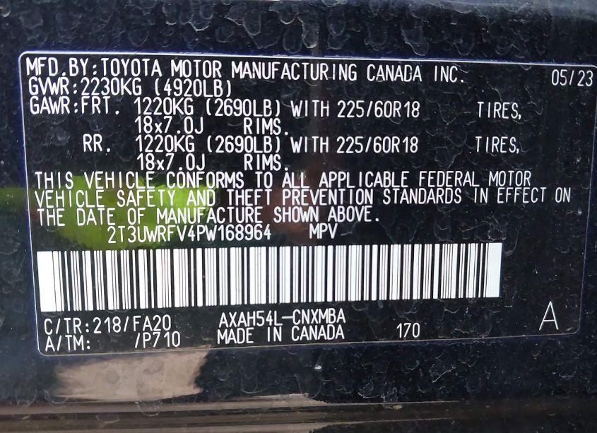 Photo 9 of 2023 Toyota Rav4 HYBRID WOODLAND EDITION (VIN 2T3UWRFV4PW168964)