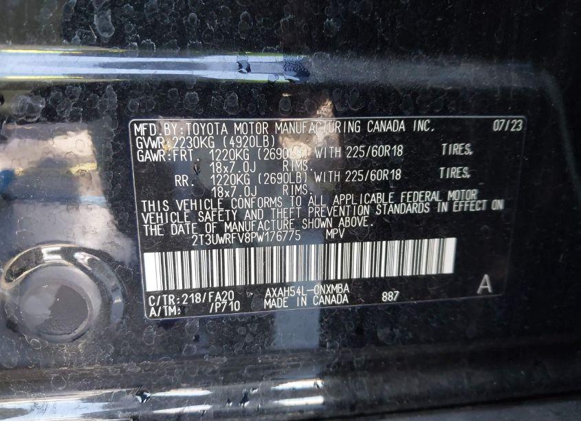 Photo 9 of 2023 Toyota Rav4 HYBRID WOODLAND EDITION (VIN 2T3UWRFV8PW176775)