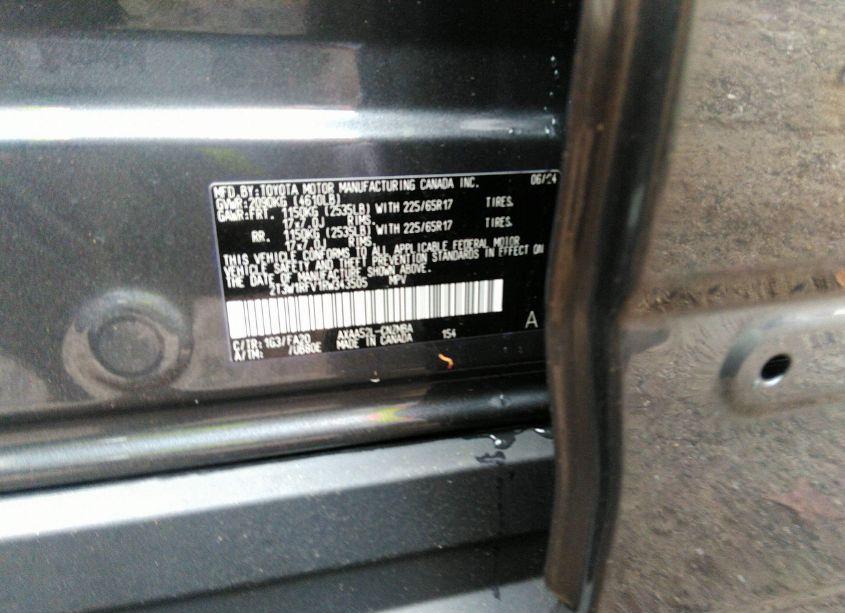 Photo 9 of 2024 Toyota Rav4 XLE (VIN 2T3W1RFV1RW343505)