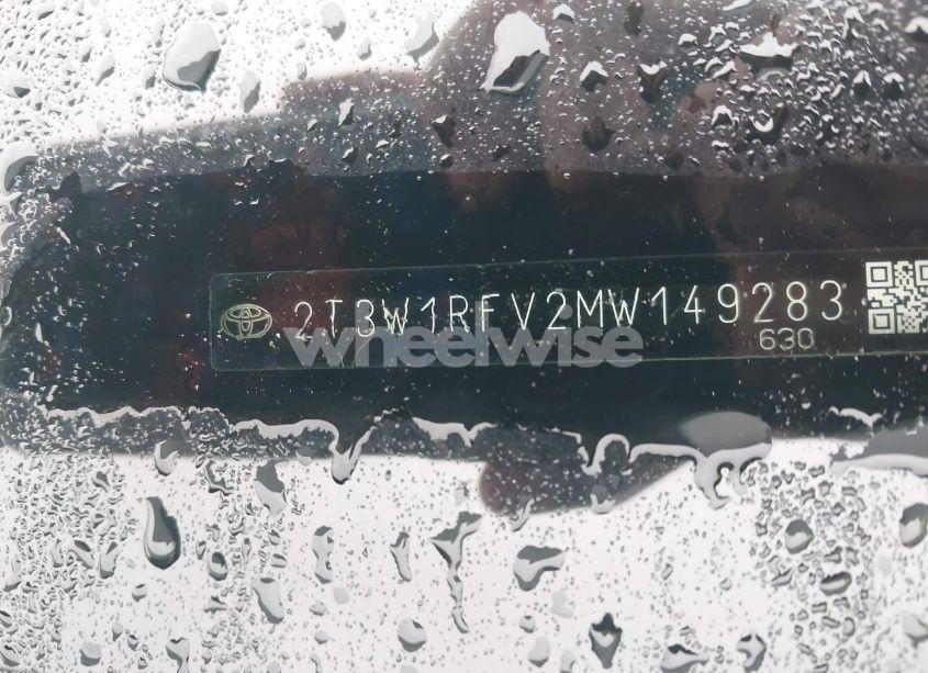 Photo 9 of 2021 Toyota Rav4 XLE (VIN 2T3W1RFV2MW149283)