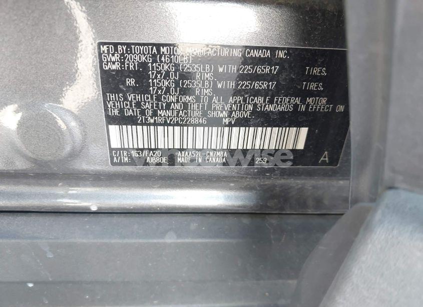 Photo 9 of 2023 Toyota Rav4 XLE (VIN 2T3W1RFV2PC228846)