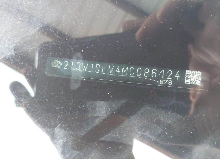 Photo 9 of 2021 Toyota Rav4 XLE (VIN 2T3W1RFV4MC086124)