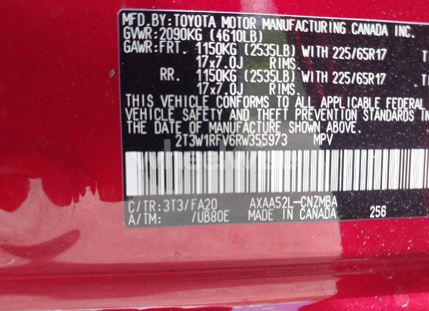 Photo 9 of 2024 Toyota Rav4 XLE (VIN 2T3W1RFV6RW355973)