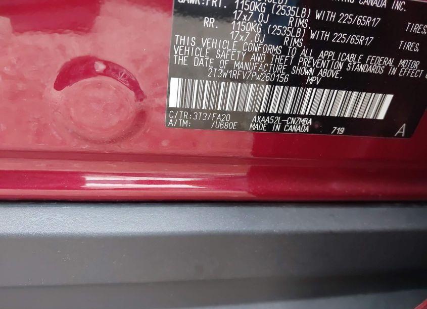 Photo 9 of 2023 Toyota Rav4 XLE (VIN 2T3W1RFV7PW260156)