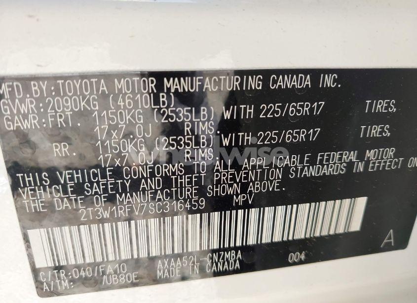 Photo 9 of 2025 Toyota Rav4 XLE (VIN 2T3W1RFV7SC316459)