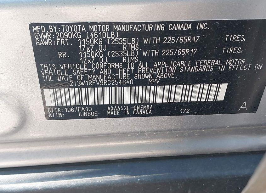 Photo 8 of 2024 Toyota Rav4 XLE (VIN 2T3W1RFV9RC254640)