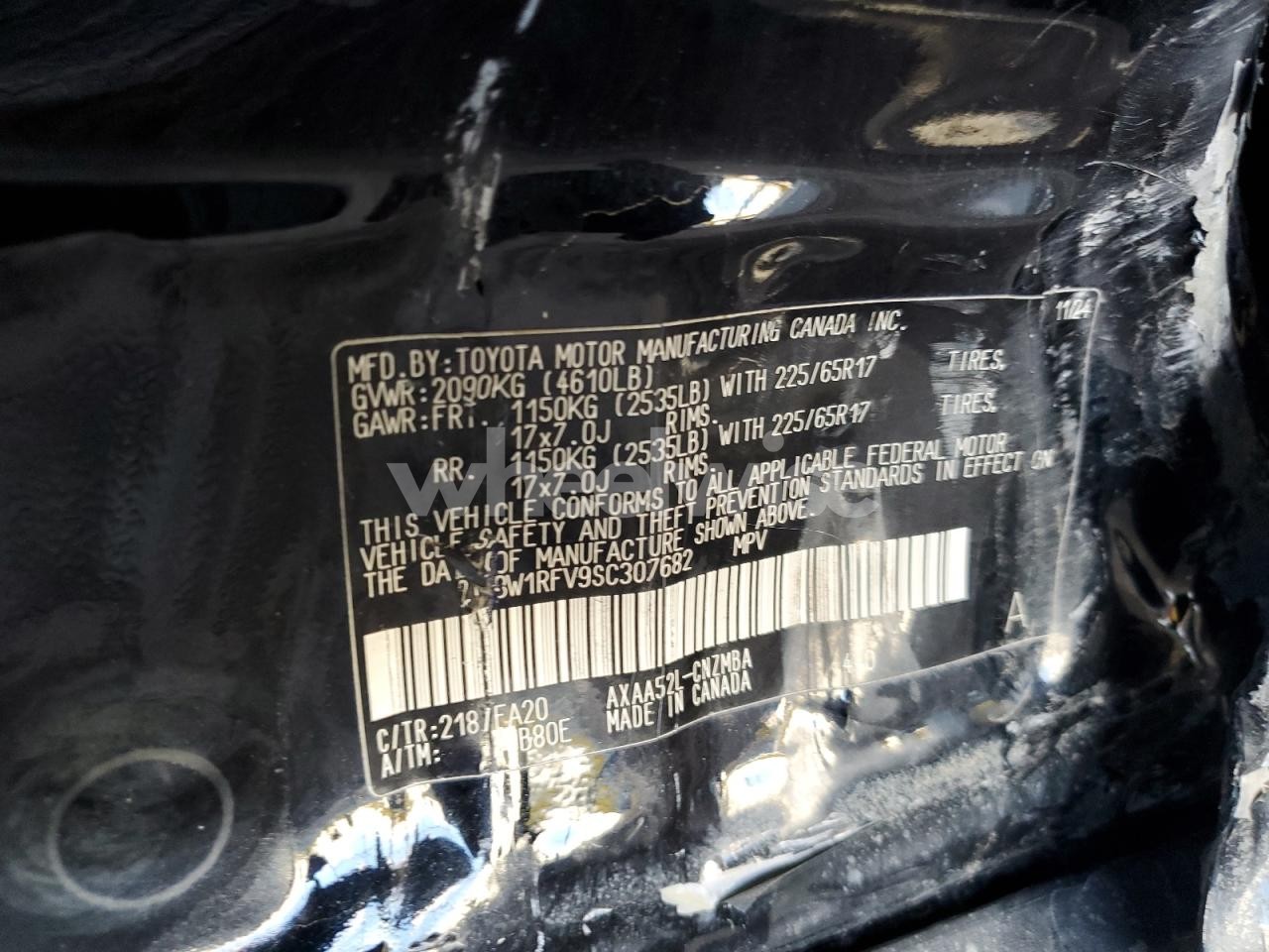 Photo 13 of 2025 TOYOTA RAV4 XLE (VIN 2T3W1RFV9SC307682)