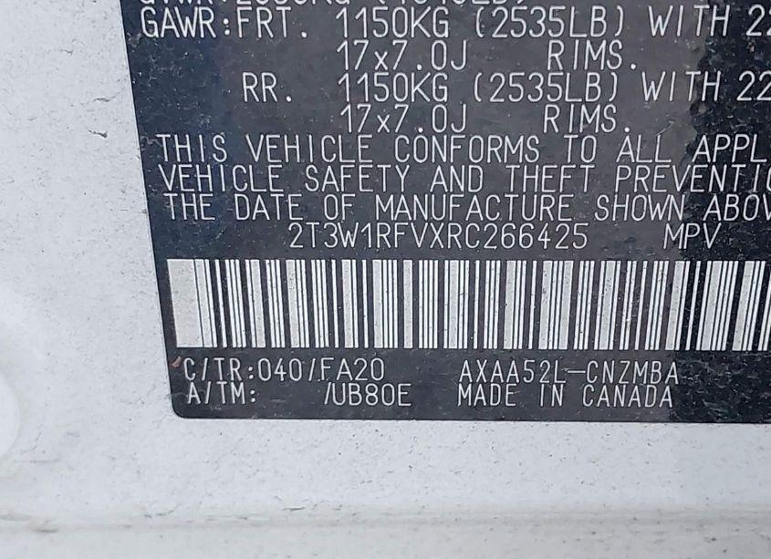 Photo 9 of 2024 Toyota Rav4 XLE (VIN 2T3W1RFVXRC266425)