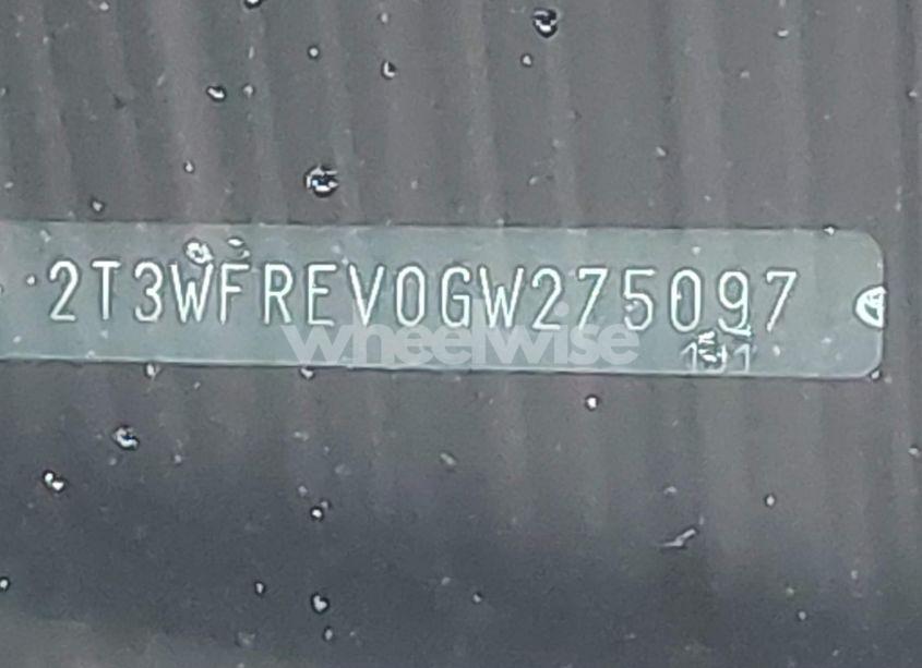 Photo 9 of 2016 Toyota Rav4 XLE (VIN 2T3WFREV0GW275097)