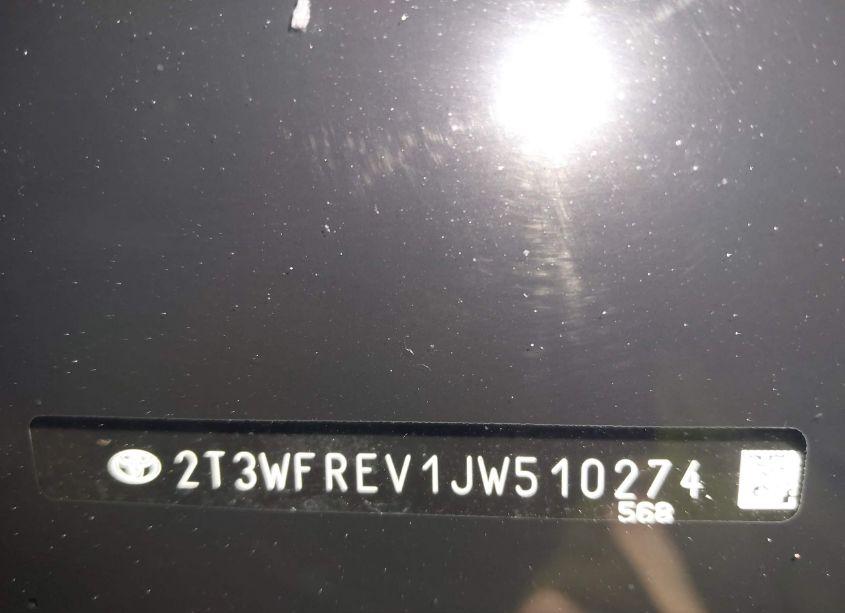 Photo 17 of 2018 Toyota Rav4 XLE (VIN 2T3WFREV1JW510274)