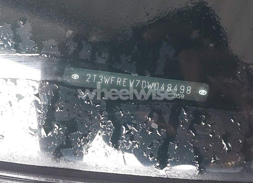 Photo 9 of 2013 Toyota Rav4 XLE (VIN 2T3WFREV7DW048498)