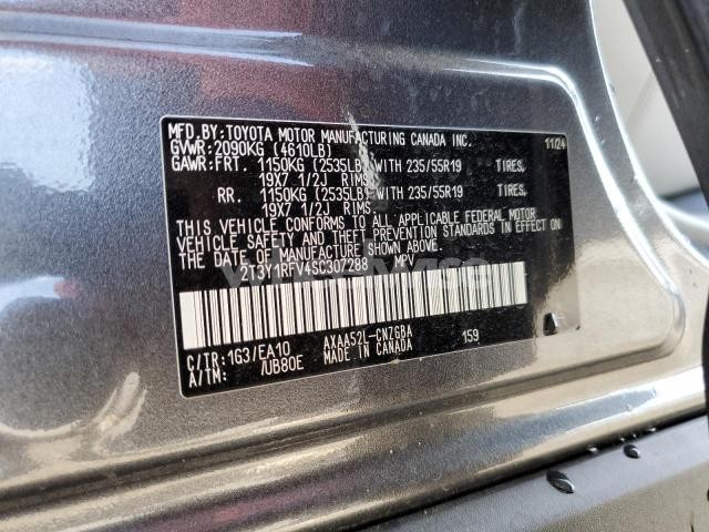 Photo 2 of 2025 TOYOTA RAV4 LIMITED (VIN 2T3Y1RFV4SC307288)