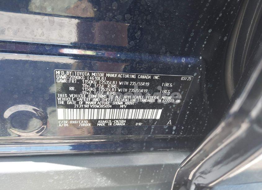 Photo 9 of 2025 Toyota Rav4 LIMITED (VIN 2T3Y1RFV9SW385094)