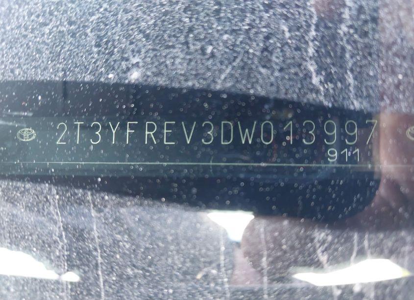 Photo 9 of 2013 Toyota Rav4 LIMITED (VIN 2T3YFREV3DW013997)