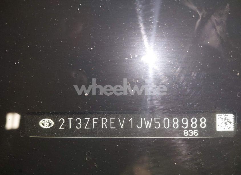 Photo 17 of 2018 Toyota Rav4 LE (VIN 2T3ZFREV1JW508988)