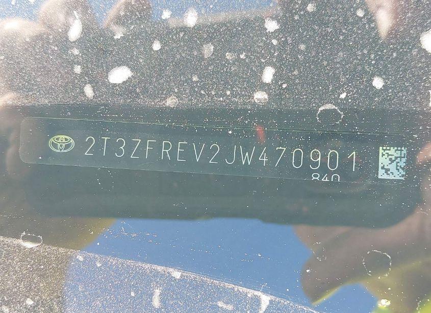 Photo 9 of 2018 Toyota Rav4 LE (VIN 2T3ZFREV2JW470901)