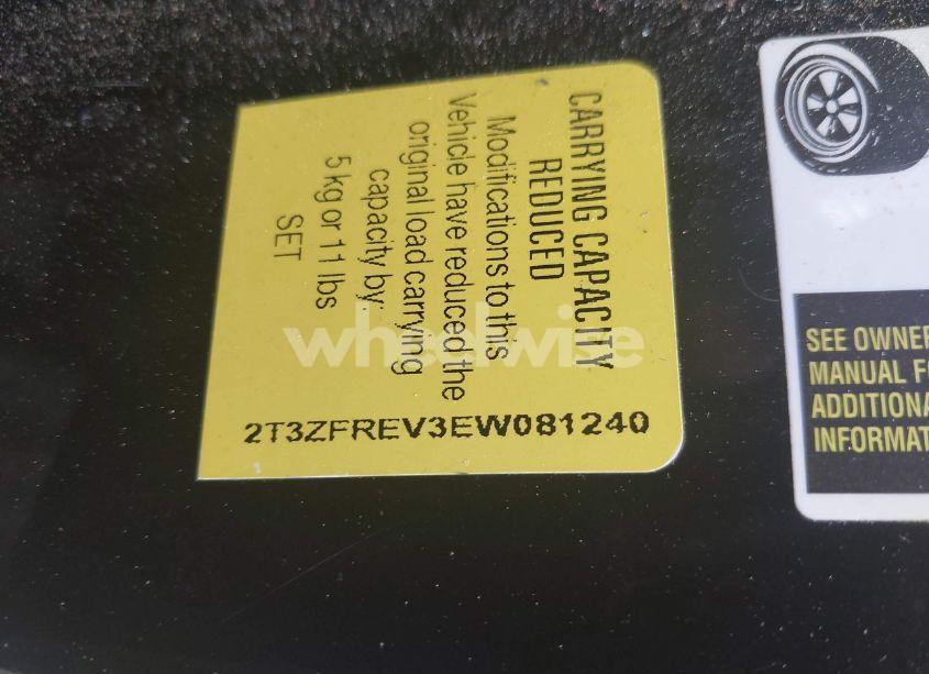 Photo 9 of 2014 Toyota Rav4 LE (VIN 2T3ZFREV3EW081240)