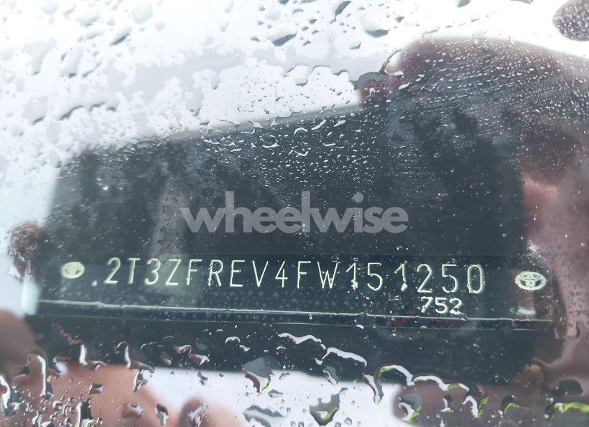 Photo 9 of 2015 Toyota Rav4 LE (VIN 2T3ZFREV4FW151250)