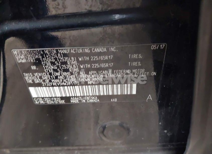 Photo 9 of 2017 Toyota Rav4 LE (VIN 2T3ZFREV5HW381172)