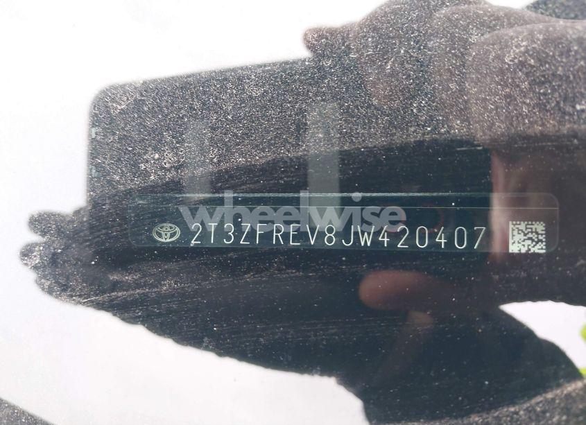 Photo 9 of 2018 Toyota Rav4 LE (VIN 2T3ZFREV8JW420407)