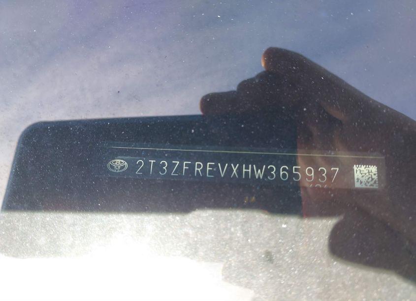 Photo 9 of 2017 Toyota Rav4 LE (VIN 2T3ZFREVXHW365937)