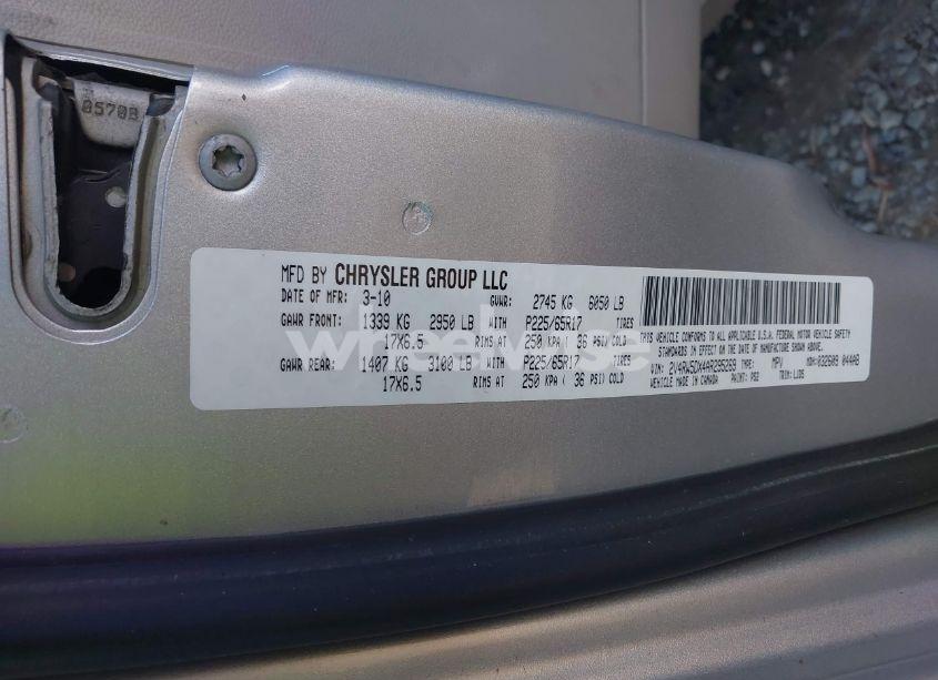 Photo 9 of 2010 Volkswagen Routan SEL (VIN 2V4RW5DX4AR295269)