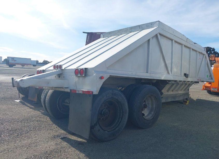 Photo 4 of 1967 Beall Trans-liner BOTTOM HOPPER DUMP TRAILER (VIN 3249C67)
