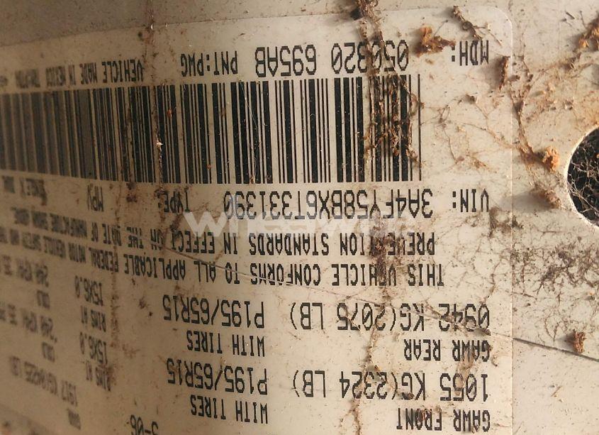 Photo 9 of 2006 Chrysler Pt CRUISER TOURING (VIN 3A4FY58BX6T331390)