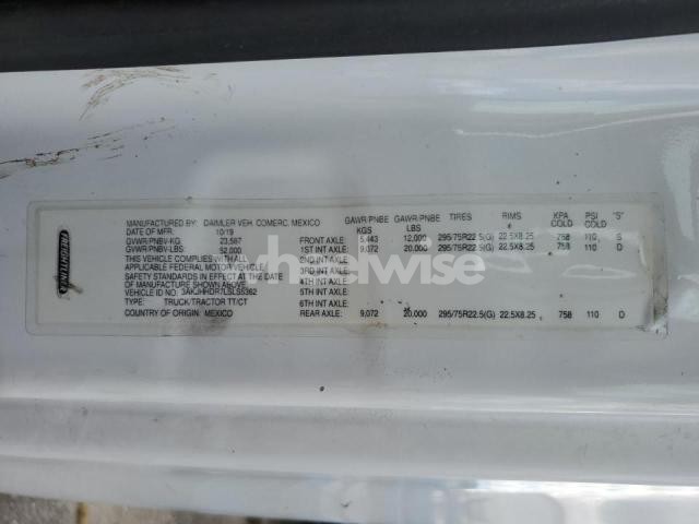 2020 FREIGHTLINER CASCADIA 126 SEMI TRUCK N/A (VIN 3AKJHHDR7LSLS5362) main photo