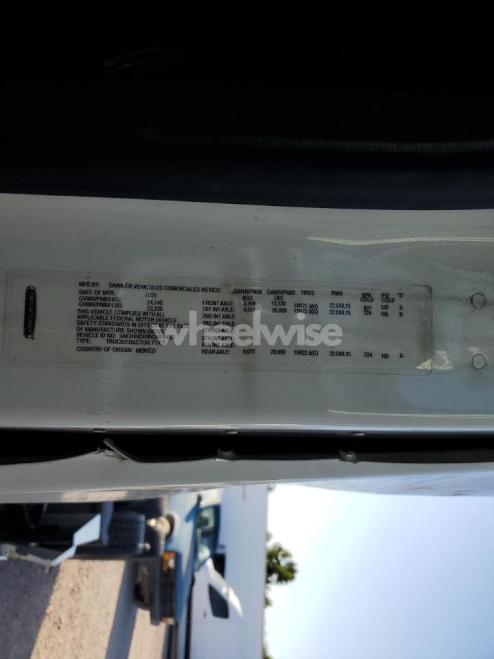 Photo 10 of 2022 FREIGHTLINER CASCADIA 126 SEMI TRUCK (VIN 3AKJHHDR9NSNP8458)