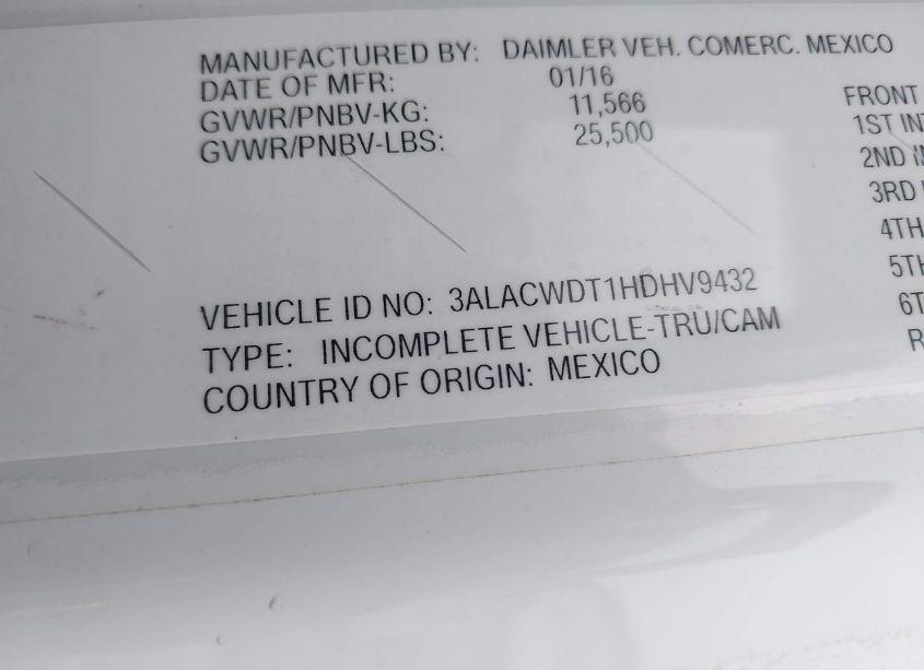 Photo 8 of 2017 Freightliner M2 106 (VIN 3ALACWDT1HDHV9432)