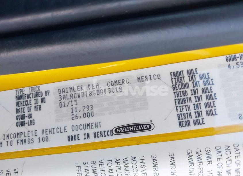 Photo 8 of 2016 Freightliner M2 106 MEDIUM DUTY (VIN 3ALACWDT8GDGV9018)