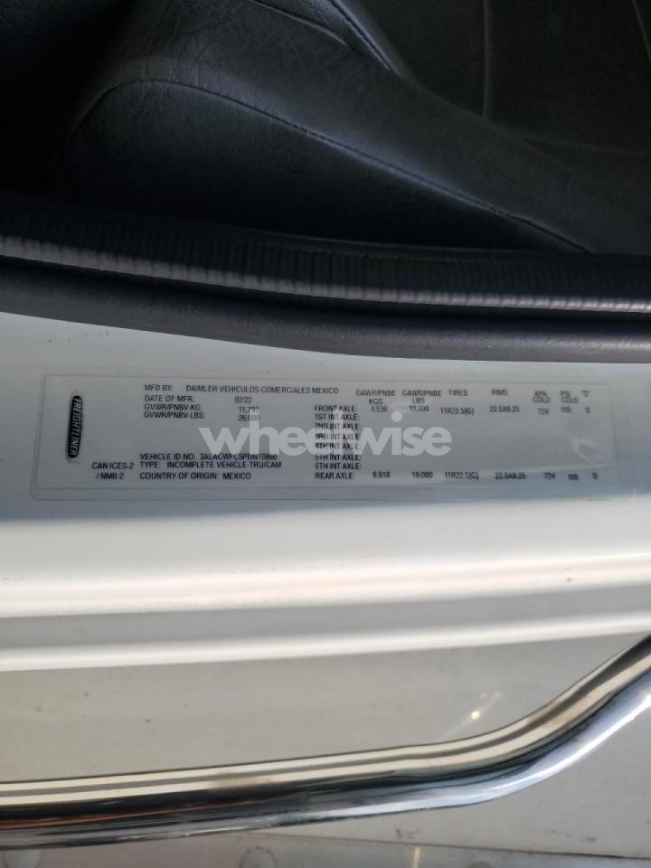 Photo 10 of 2023 FREIGHTLINER M2 106 MEDIUM DUTY N/A (VIN 3ALACWFC5PDNT0860)