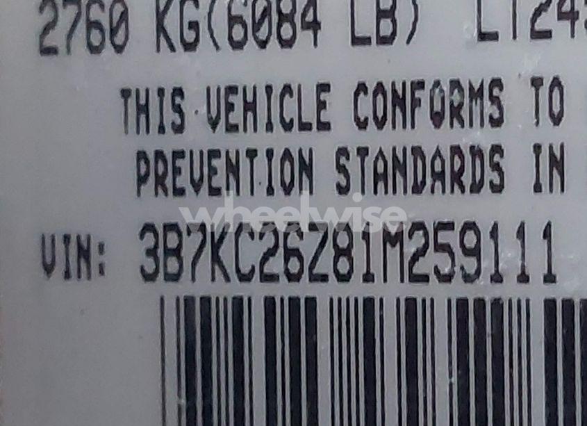 Photo 9 of 2001 Dodge Ram 2500 ST (VIN 3B7KC26Z81M259111)