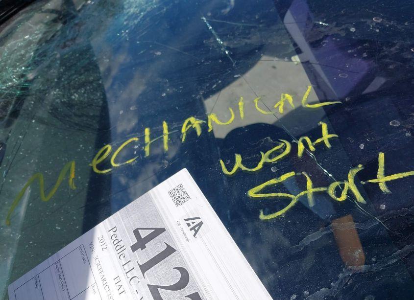 Photo 6 of 2012 Fiat 500 POP (VIN 3C3CFFAR1CT352334)