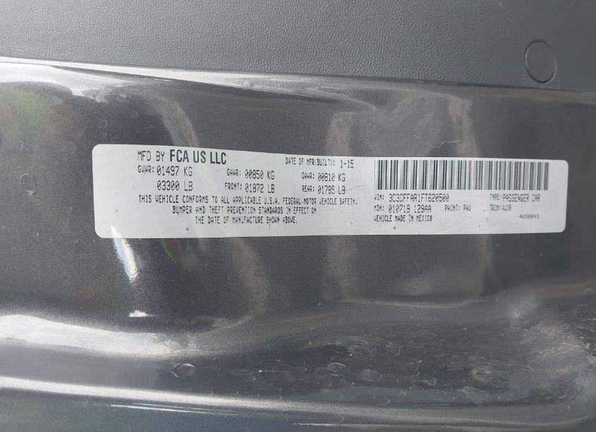 Photo 9 of 2015 Fiat 500 POP (VIN 3C3CFFAR1FT620500)