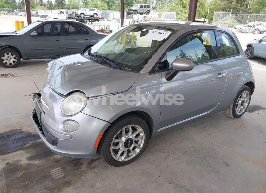 Photo 2 of 2015 Fiat 500 POP (VIN 3C3CFFAR4FT555514)