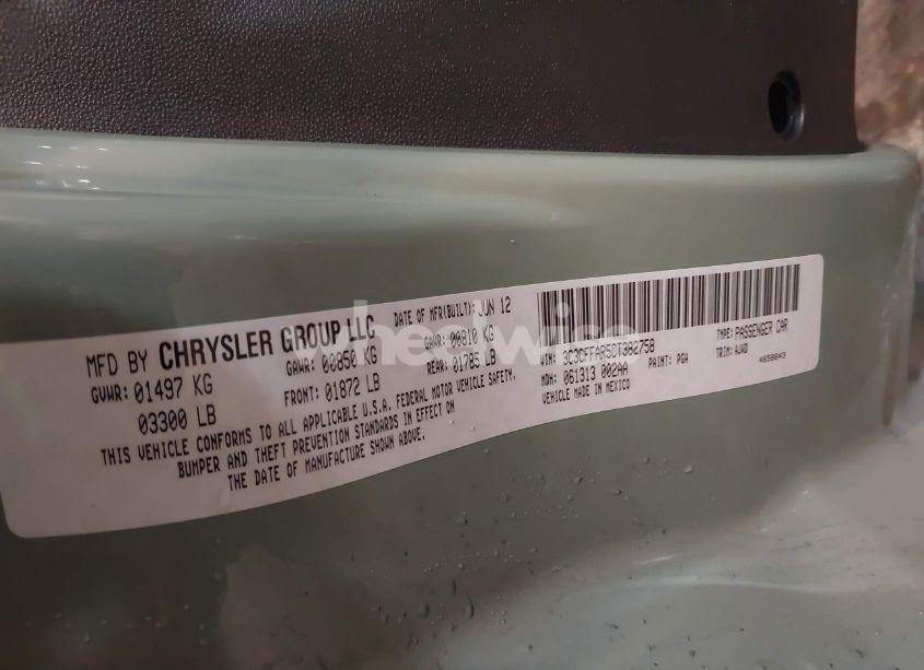 Photo 9 of 2012 Fiat 500 POP (VIN 3C3CFFAR5CT382758)