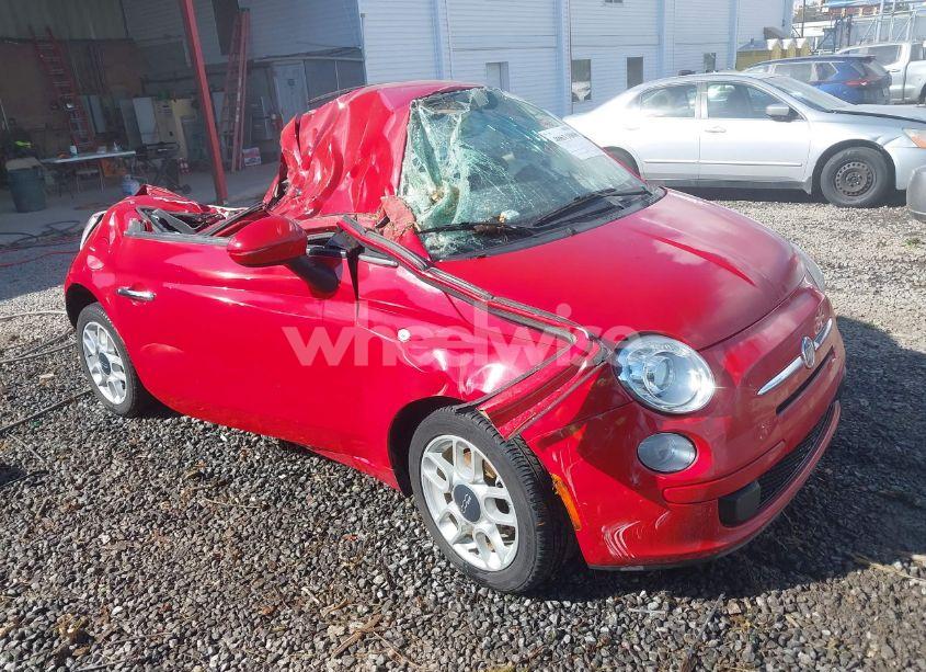 2013 Fiat 500 POP (VIN 3C3CFFAR5DT600747) main photo
