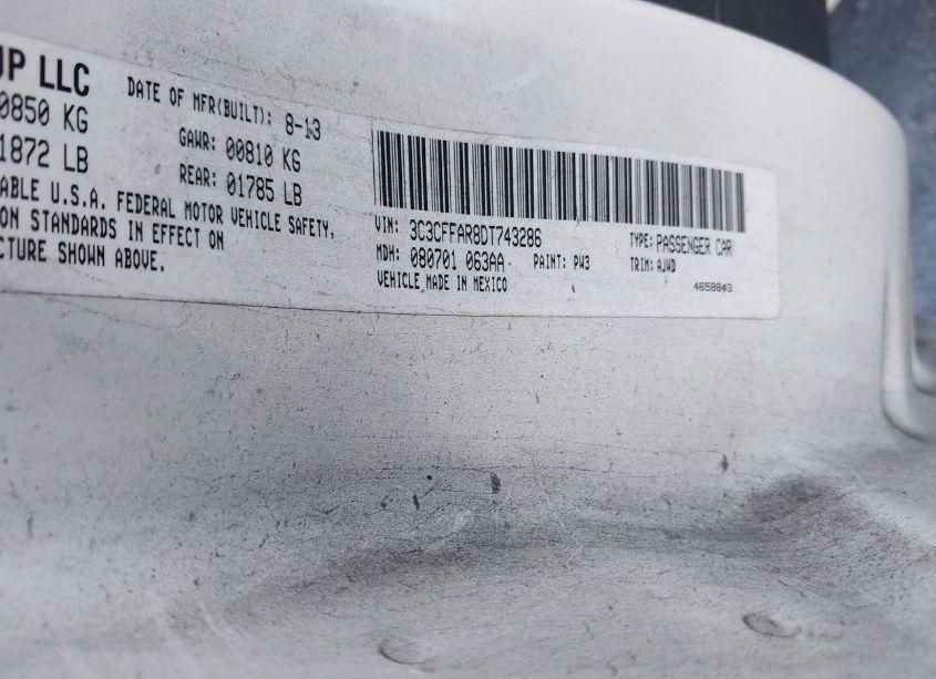 Photo 9 of 2013 Fiat 500 POP (VIN 3C3CFFAR8DT743286)