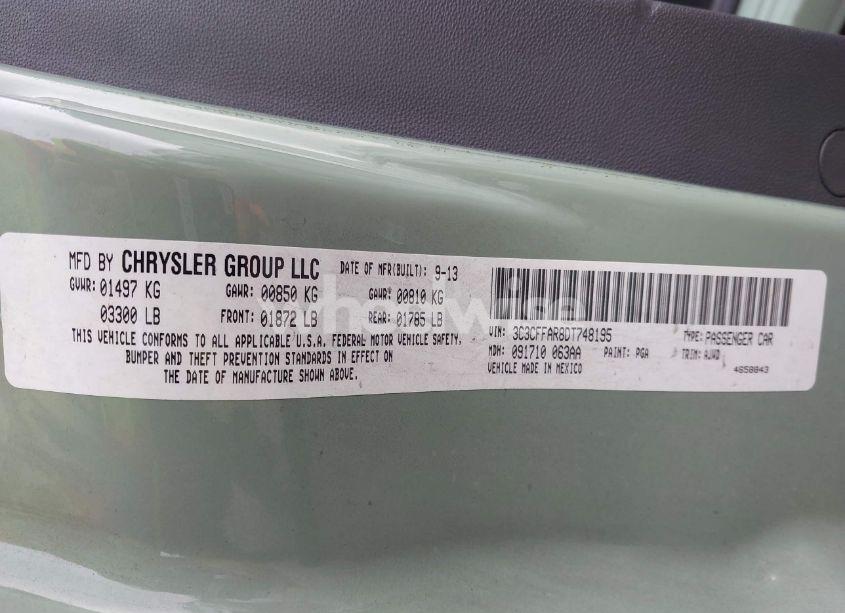 Photo 9 of 2013 Fiat 500 POP (VIN 3C3CFFAR8DT748195)