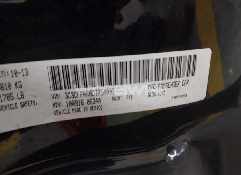 Photo 9 of 2013 Fiat 500 POP (VIN 3C3CFFAR8DT754837)