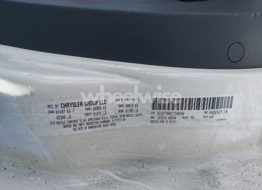 Photo 9 of 2012 Fiat 500 POP (VIN 3C3CFFAR9CT208580)